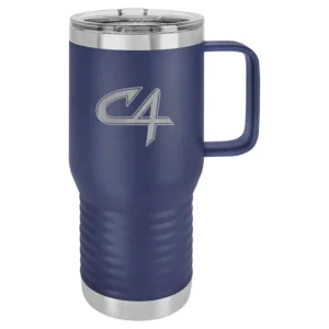 Channel Cats C4 Engraved Travel Mug