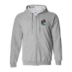 Channel Cats Catfish Classic Full Zip Hoodie