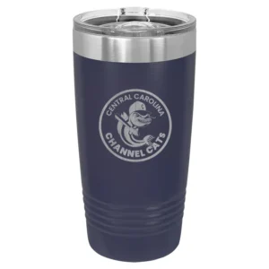 Channel Cats Circle Engraved Tumbler