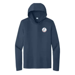 Channel Cats Circle UV Performance Long Sleeve Hooded Tee