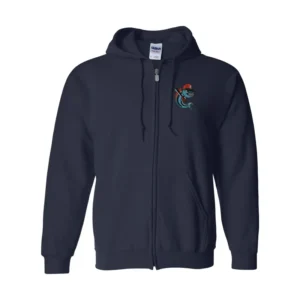 Channel Cats Catfish Classic Full Zip Hoodie