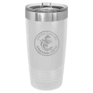 Channel Cats Circle Engraved Tumbler