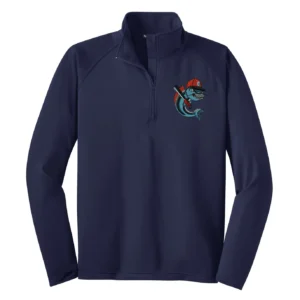 Channel Cats Catfish Embroidery Tall Quarter Zip