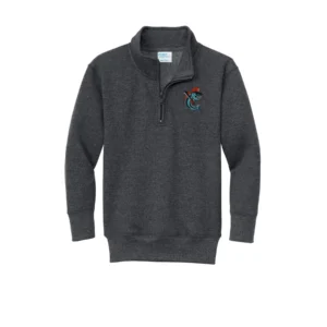 Channel Cats Catfish Embroidery Youth Quarter Zip
