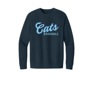 Cats Baseball Logo Adult Sweatshirt
