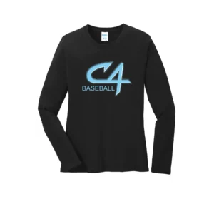 Channel Cats C4 Baseball Logo Ladies Long Sleeves