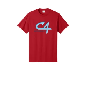 Channel Cats C4 Baseball Logo Adult T-Shirt