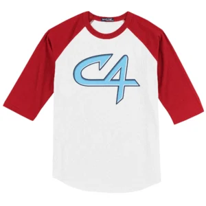 Channel Cats C4 Logo Adult Baseball Tee