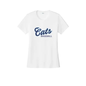 Cats Baseball Logo Ladies T-Shirt