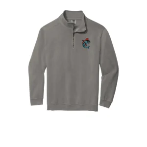 Channel Cats Catfish Embroidery Adult Quarter Zip