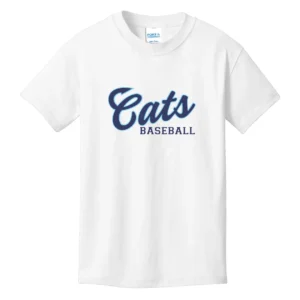 Cats Baseball Logo Youth T-Shirt