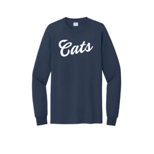 White Cats Logo Tall Long Sleeves